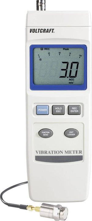 B-Ware Voltcraft VBM-100 Vibrations Messgerät Datenlogger Vibration Messer
