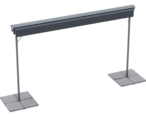 Markiso Standmarkise Mobile Markise Sonnenschutz 4x3 Stoff Gestell RAL 7015 - 4306517554934