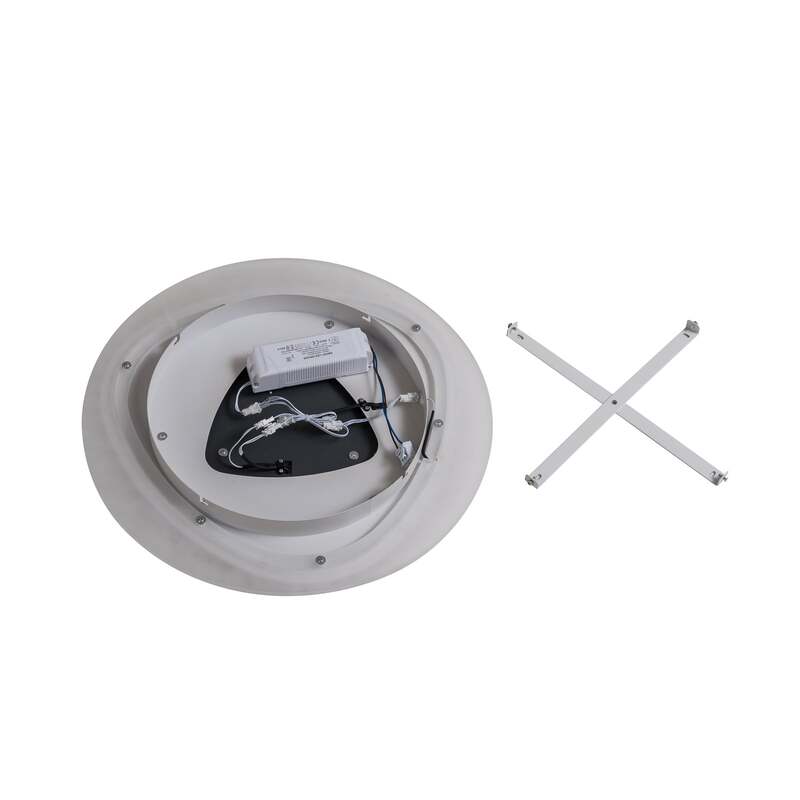 Lindby Deckenleuchte Rebeka LED Lampe dimmbar anthrazit Ø50cm CCT Fernbedienung - 4251096595192
