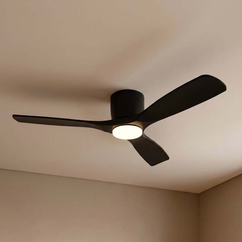 Lucande Deckenventilator Ventilator LED smart Tuya Moneno CCT schwarz dimmbar - 4251911780048