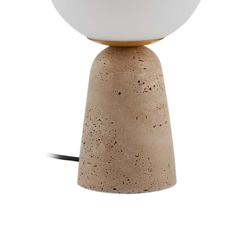 Lindby Tischleuchte Kirstan LED Lampe Tischlampe Leuchte Licht beige weiß 33cm - 4251911793741