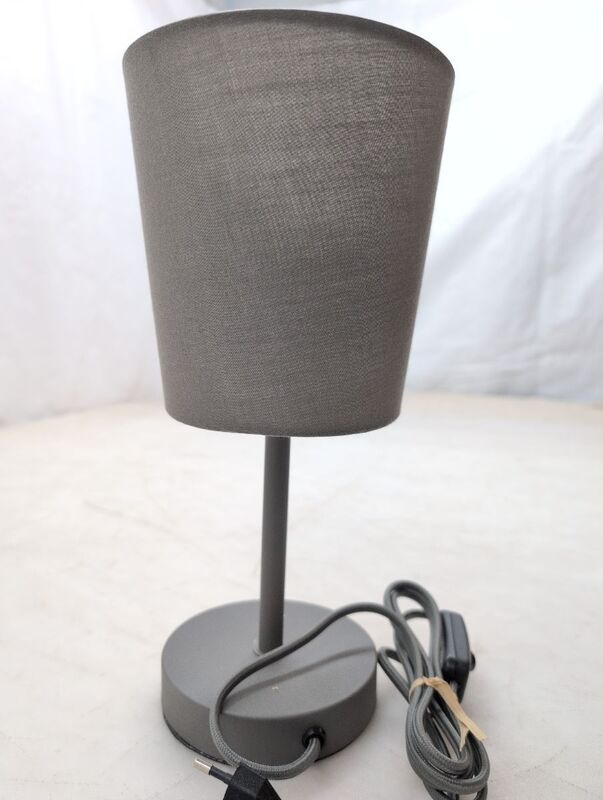 Paulmann Tischleuchte Stellan II LED Lampe Tischlampe grau 40cm Höhe 15,5cm - 4000870801048