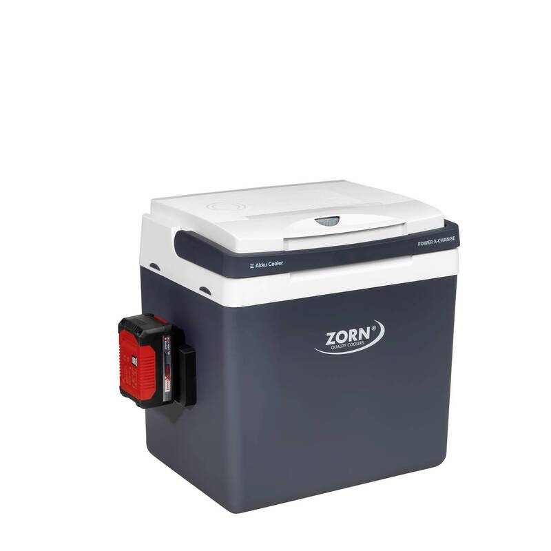 ZORN Akku-Kühlbox Z 26 DC 25l Thermoelektrisch Grau Delta T bis 17°C ohne Akku - 4251702501197