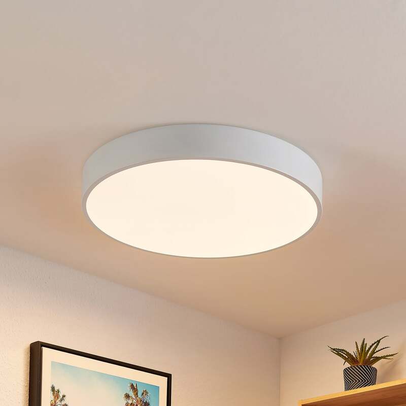 Lindby Deckenleuchte Deckenlampe LED weiß dimmbar Lampe Leuchte Wohnbereich - 4251096585643