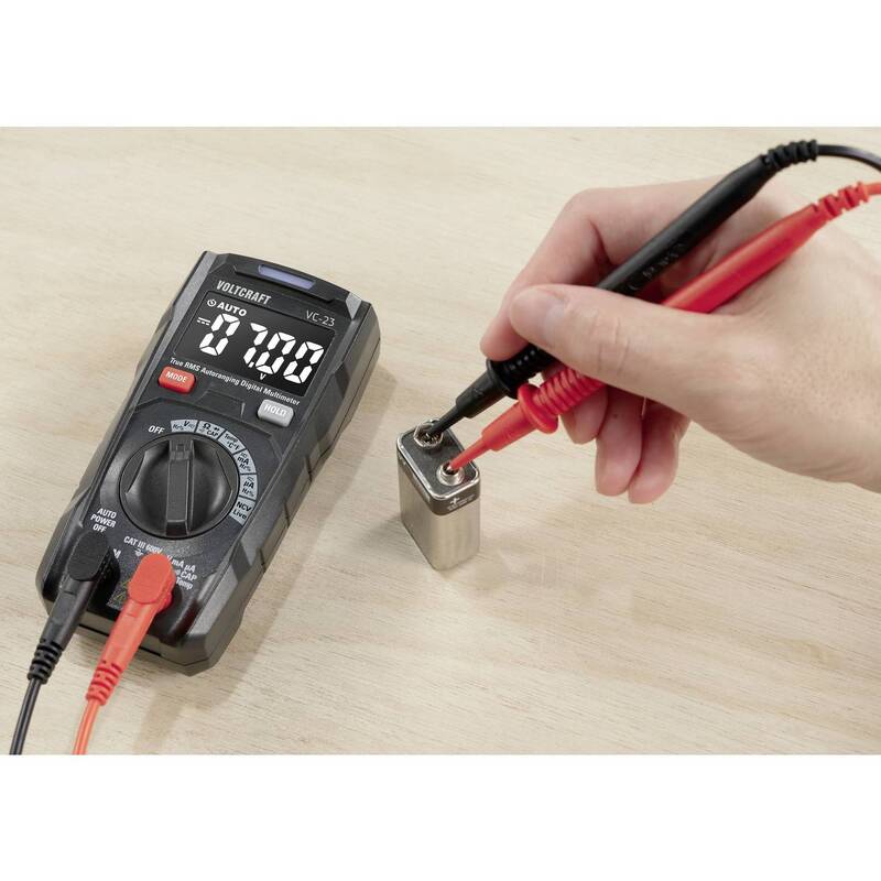 VOLTCRAFT VC-23 Digitales Hand-Multimeter Strommesser Spannungsmesser Messgerät - 4064161317618