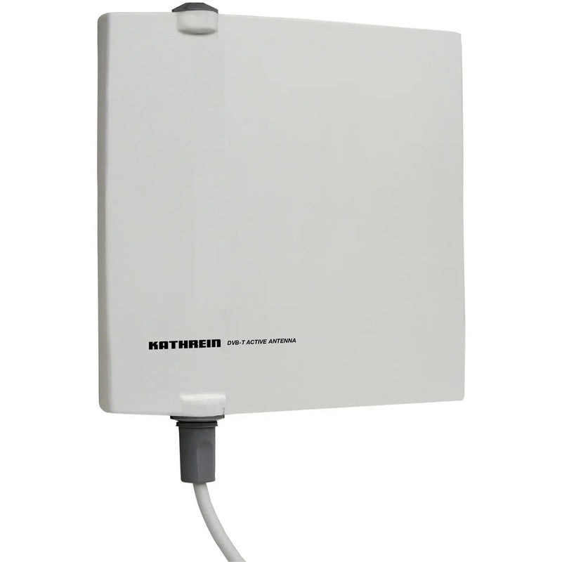 Kathrein DVB-T/T2 Flachantenne Außenbereich 18dB grau Wand Mast Balkon Empfang - 4021121447006
