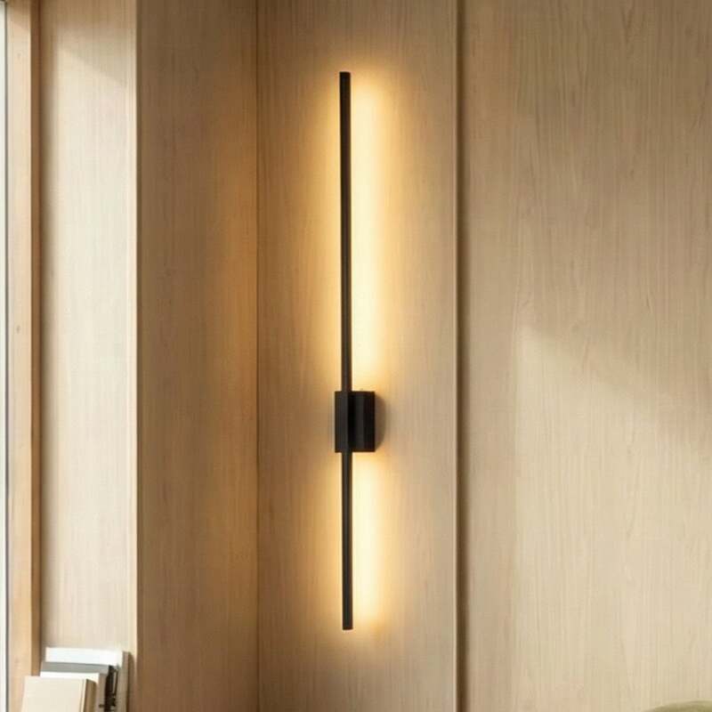 Flash Wandleuchte Wandlampe LED Metall schwarz indirekte Beleuchtung rechtec589 - 5906135180745