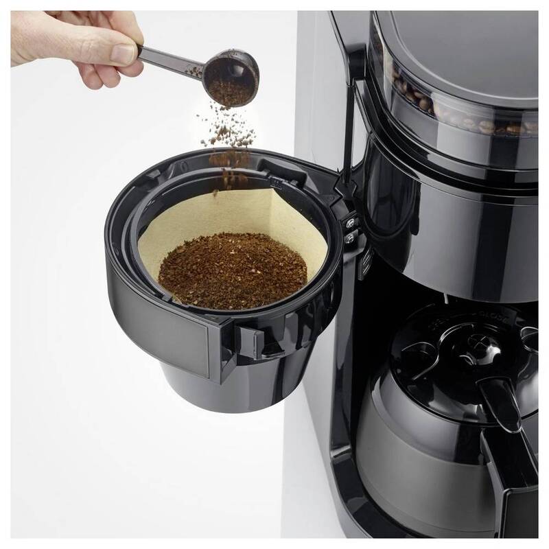 Severin Kaffeemaschine KA 4831 mit Mahlwerk und Thermokanne schwarz 900W - 4008146049156