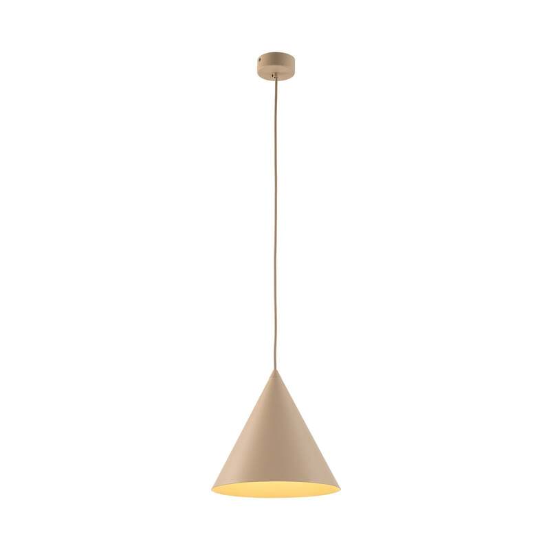 TK-Lighting Hängeleuchte Pendelleuchte Cono Sand Stahl E27 LED Ø 25 cm 1-flammig - 5906135106202