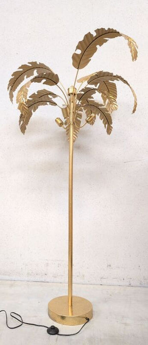 B-Ware KARE Stehleuchte Palmera Lampe messingfarben 170cm hoch 3-flammig gold Ø90cm