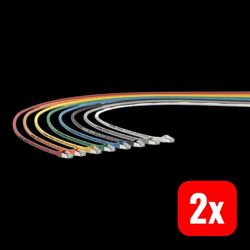LAPP RJ45 Patchkabel Cat.6A 2m Netzwerk Kabel grün Anschlusskabel 100MBit/s - 4056155440716
