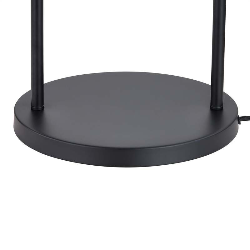 Lindby Stehleuchte Yaelle Rattan schwarz E27 Lampe Leuchte 146 cm hoch 40 cm Ø - 4251911765199