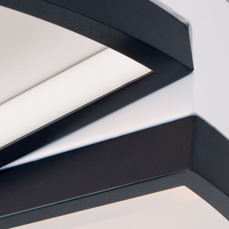 Olga Deckenlampe Deckenleuchte LED schwarz weiß Stahl Silikon Wohnzimmerlampe - 9003090274321