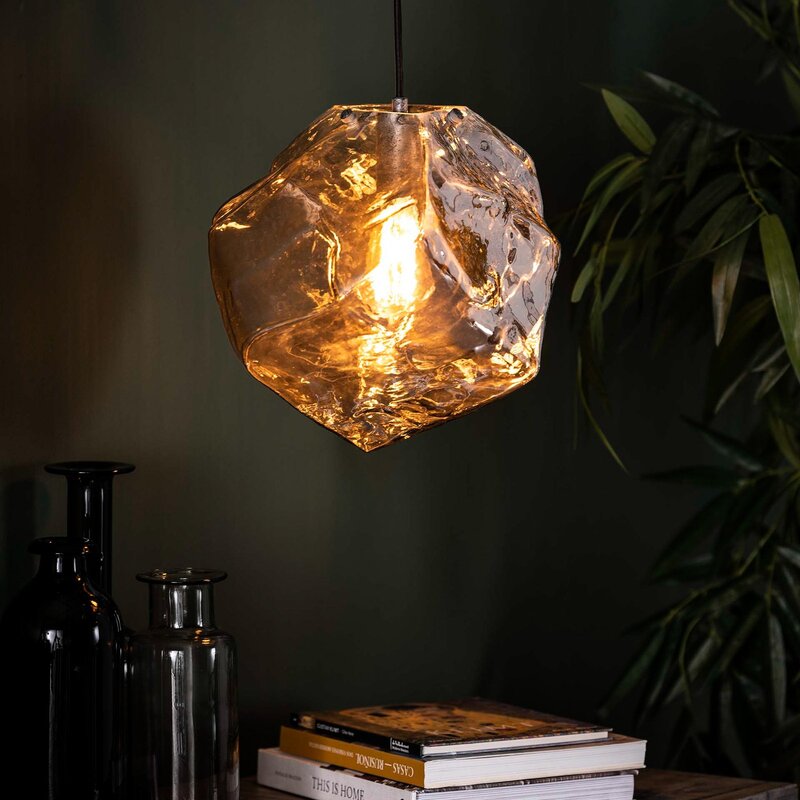 Zijlstra  Hängeleuchte Guldenthal Pendelleuchte Lampe mit Glasschirm einflammig - 8713244272271