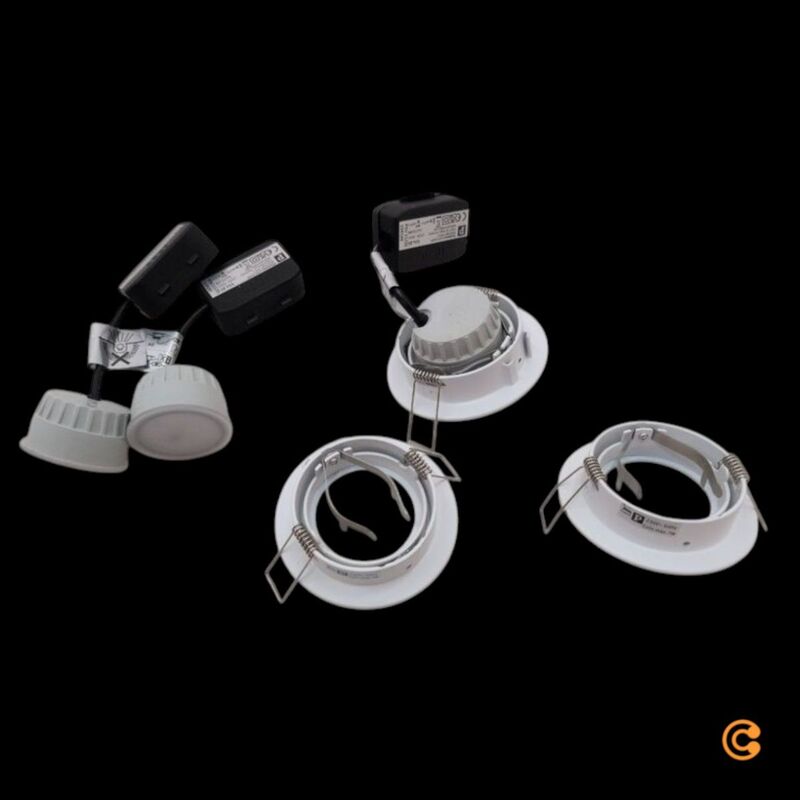 Paulmann Einbaustrahler Nova Coin LED Spot dimmbar warmweiß 3er Set weiß matt - 4000870934852