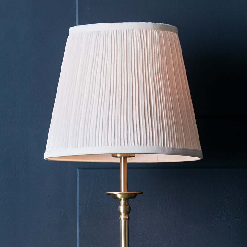 Markslöjd Stehleuchte Imperia Lampe Designer Leuchte E27 messing weiß 150cm - 7330024558342