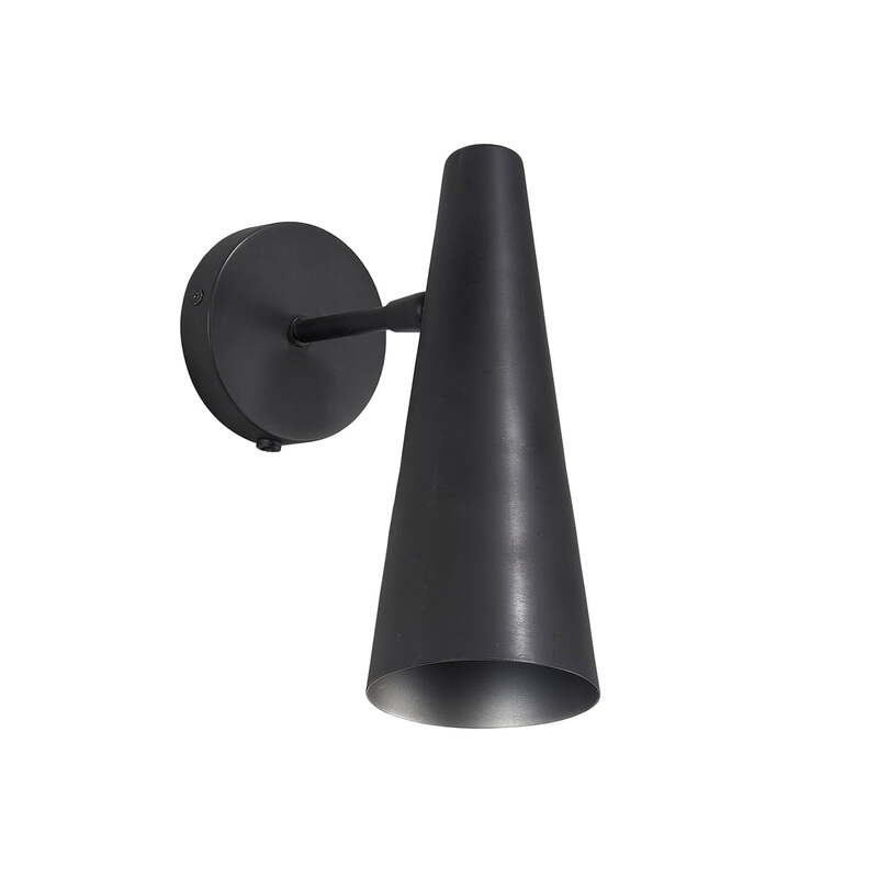 House Doctor Precise Wandleuchte Wandstrahler Spot Strahler 21cm matt schwarz - 5707644547421