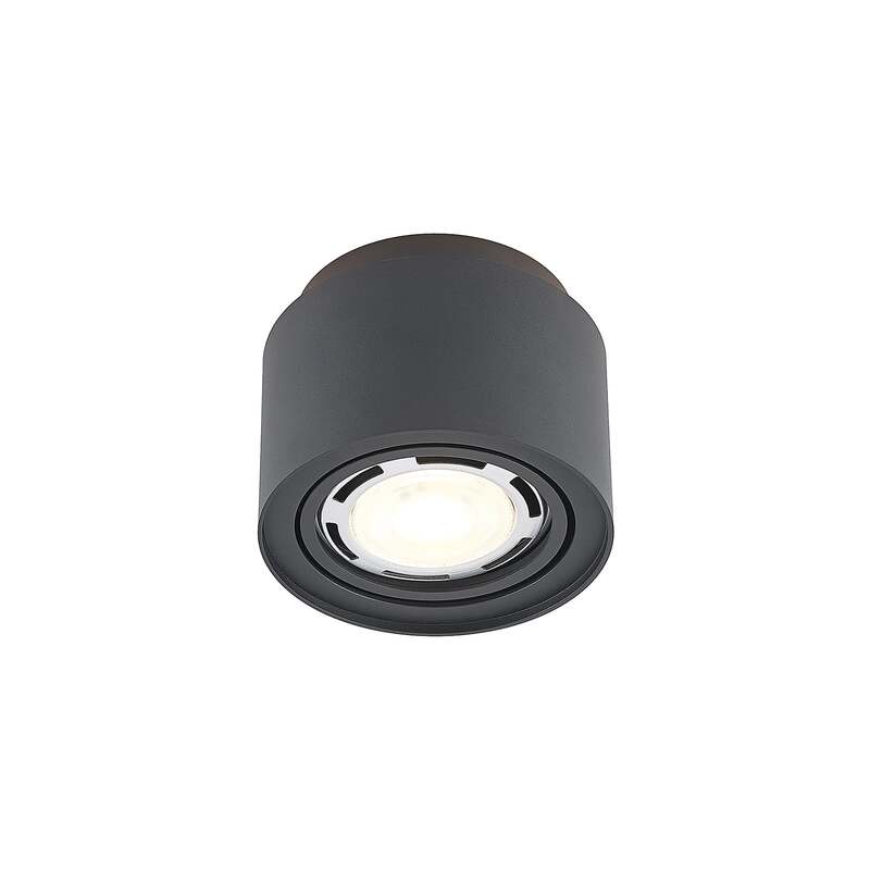 Arcchio Deckenlampe Walisa LED dimmbar Lampe Leuchte schwarz Ø15cm Metall Licht - 4251096588538