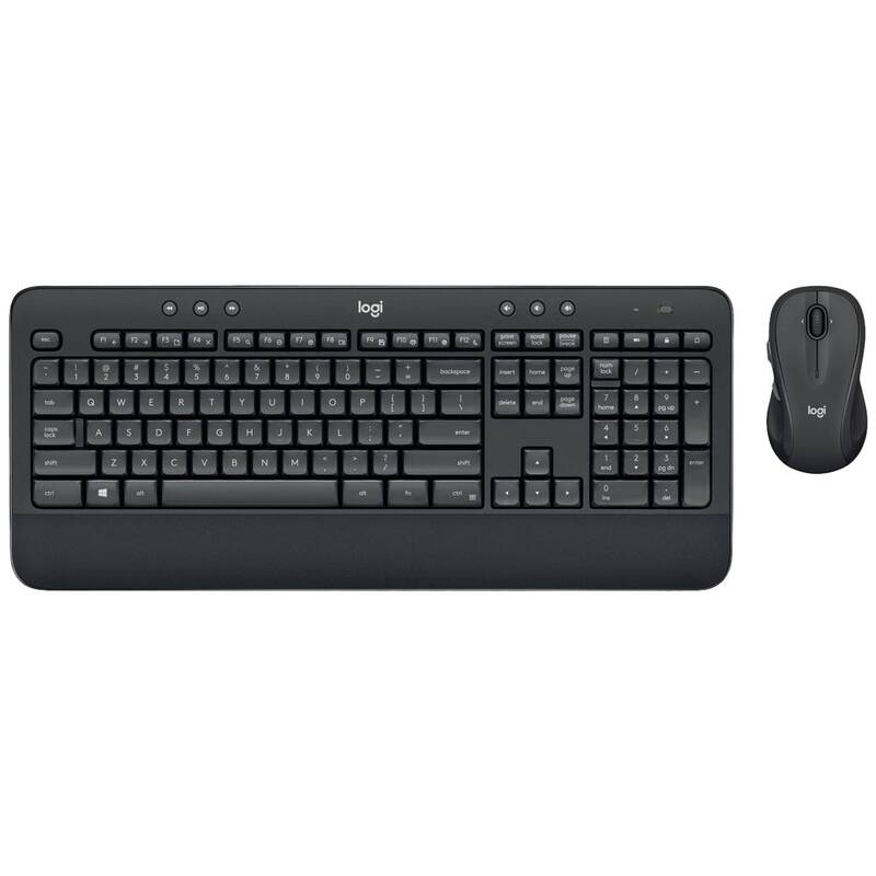 Logitech MK545 Advanced Funk Tastatur Maus-Set Ergonomisch QWERTZ Schwarz - 5099206079359