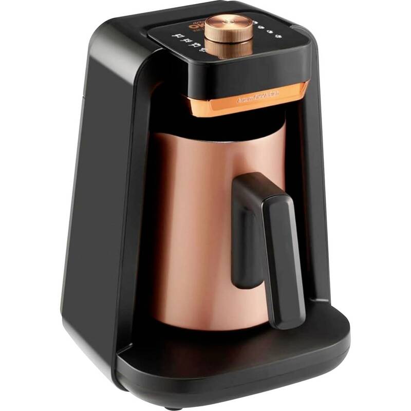 Arzum Kaffeemaschine Mokkakocher Espressokanne Milchaufschäumer Bronze 5 Tas603 - 8693184916643