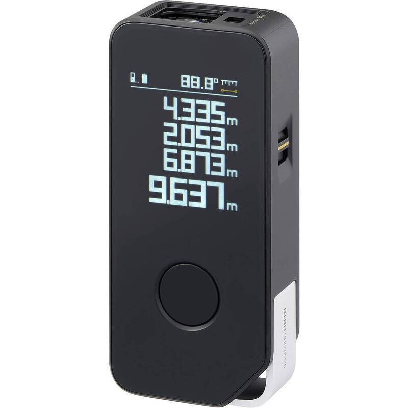 HOTO PRO Laser-Entfernungsmesser Distanzmesser Bluetooth 50 m Entfernung Gerät - 6974370800802