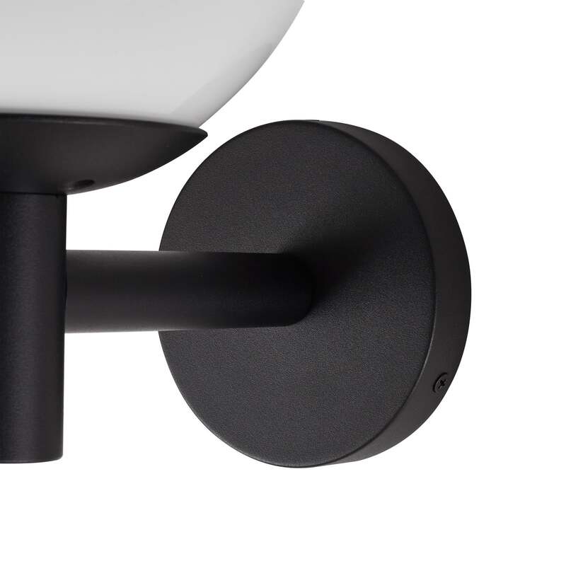 Lindby Außenwandleuchte Dangan LED Gartenlampe Wandleuchte dimmbar schwarz weiß - 4251911798852