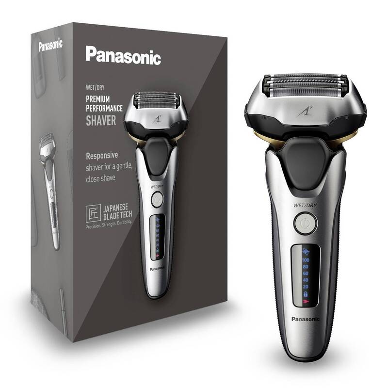 Panasonic ES-LV69 5-Klingen Rasierer Nass-/Trockenrasierer Silber-Schwarz - 5025232831265