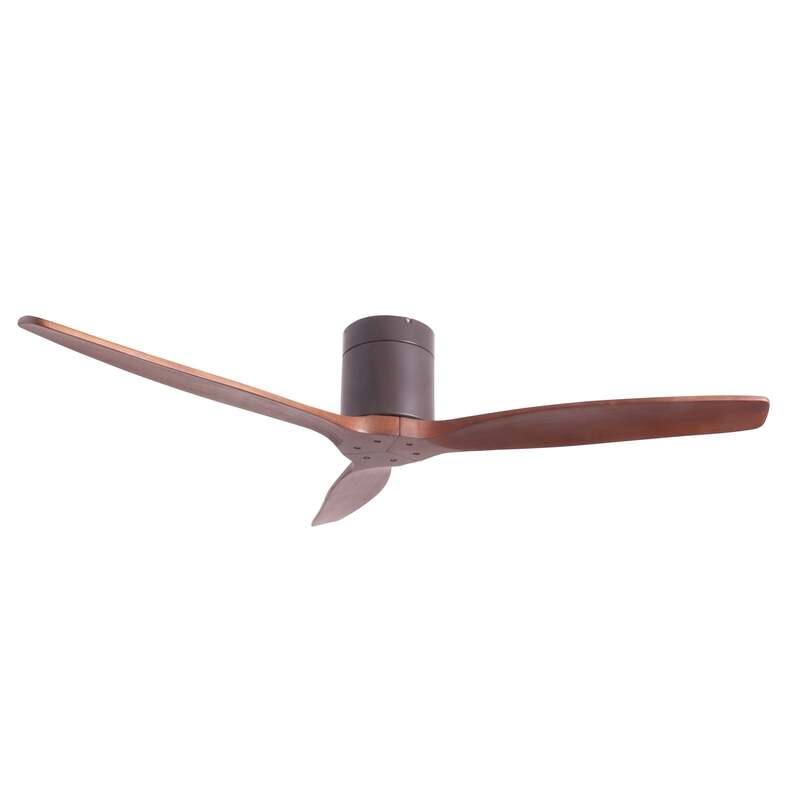Lucande Deckenventilator Vindur schwarz Holz DC leise Fernbedienung bis 15m² - 4251911779844
