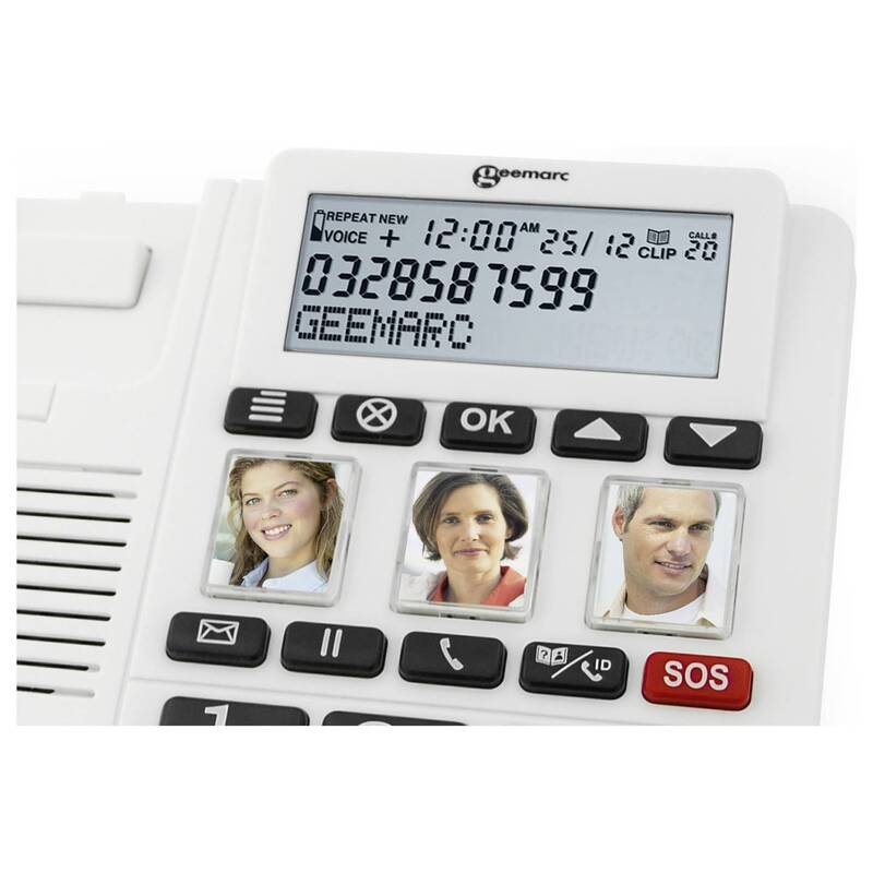 Geemarc CL610 Schnurgebundenes Seniorentelefon Tasten Festnetztelefon Telefon363 - 3521350030044