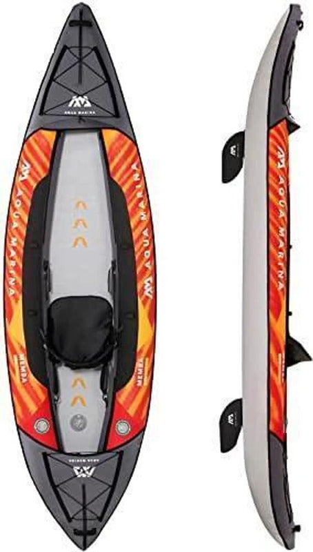 Aqua Marina Kajak Memba 330 Tourenkajak Boot 1er Set Paddel Zubehör orange - 6954521600215