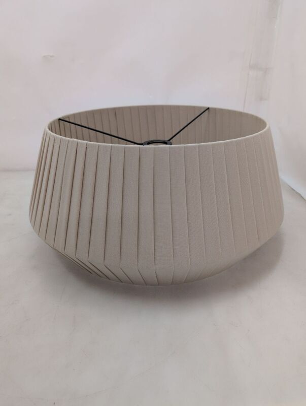 Stehleuchte Dicte Designer Lampe beige E27 Leuchte 180cm Höhe 60W Metall/Textil - 5704924005602