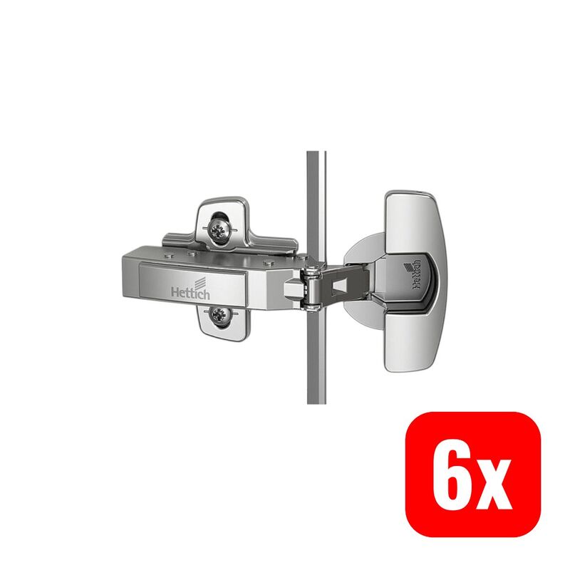 HETTICH - MB-Topfscharnier, Sensys 8646i, 9094290, 110°,Kröpf. 0mm, Stahl Silb. Vernickelt - 4023149730337