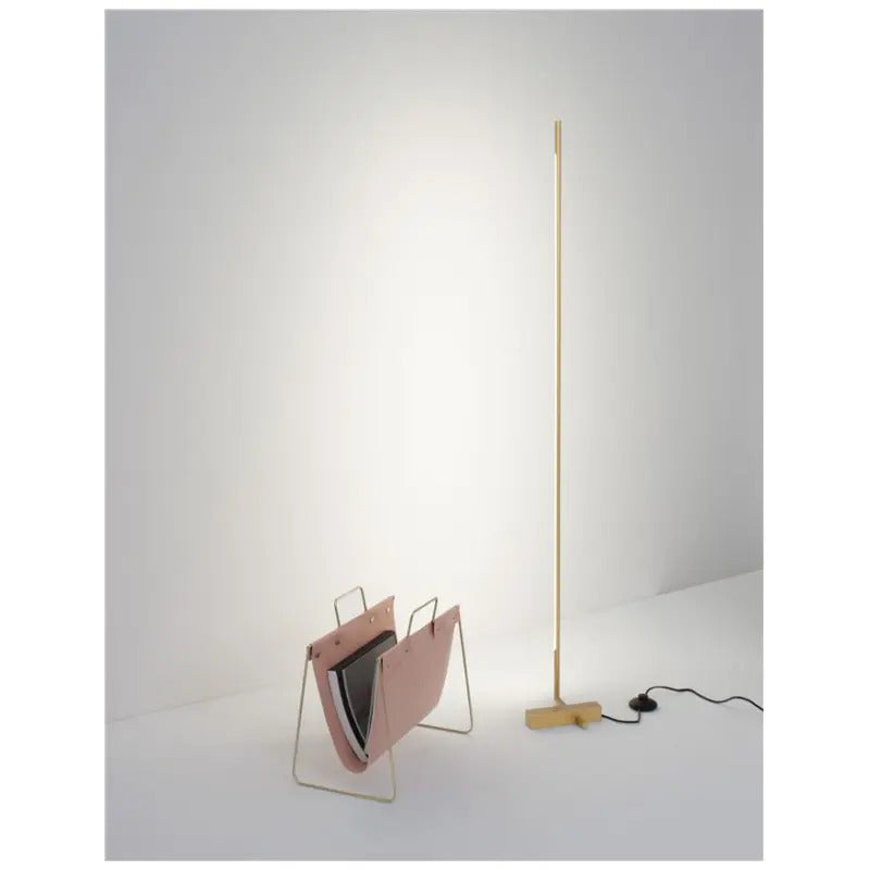 Stehleuchte Lampe Raccio LED Leuchte gold MB Consulting GmbH Modern Metall Acryl - 5212017420497