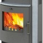 D-Ware Accente Kaminofen Pamir 2.0 Naturstein Schwarz 6,7 kW Heizgerät Kamin Ofen