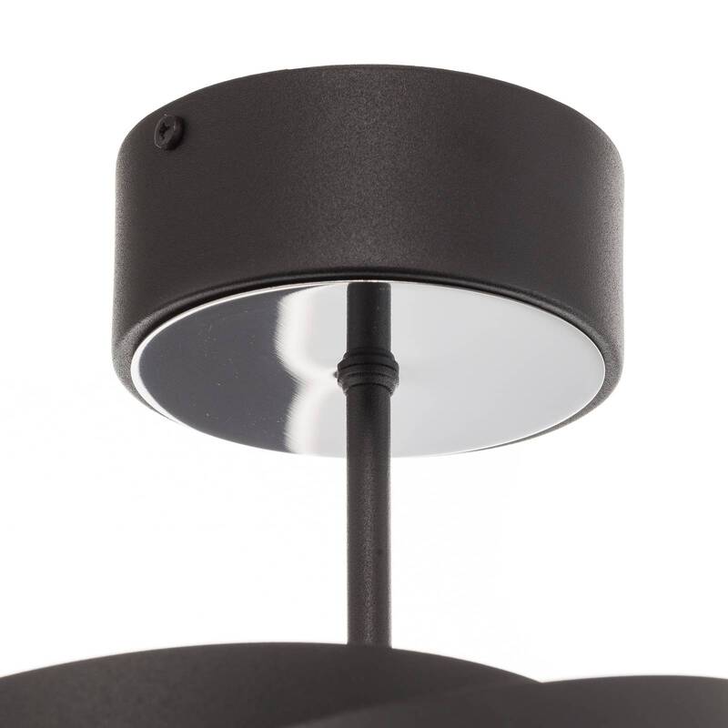 Euluna Deckenlampe Vento Deckenlampe Lampe Leuchte E27 Metall schwarz Ø 40 cm - 5900108552225