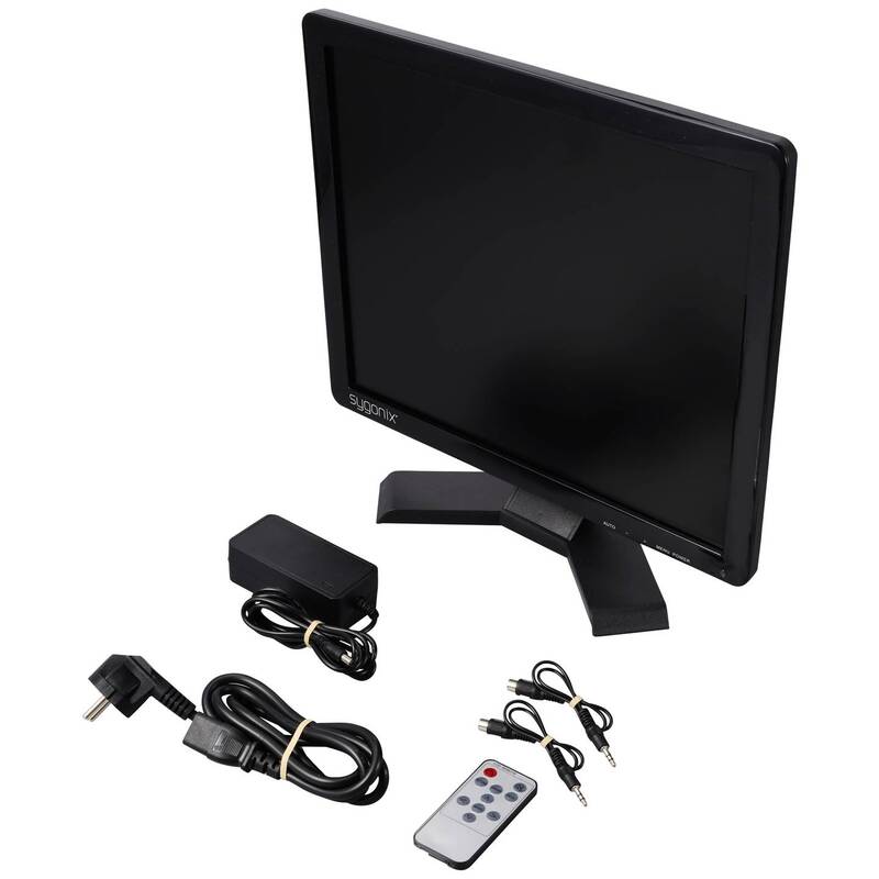Sygonix LCD-Überwachungsmonitor 17 Zoll 1280x1024 Pixel schwarz HDMI BNC - 4064161321240
