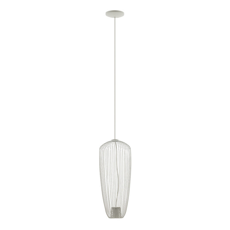 Nowodvorski Hängeleuchte Pendelleuchte Pumpkin hellgrau Metall GU10 LED 27cm - 5903139112420