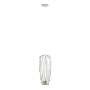 B-Ware Nowodvorski Hängeleuchte Pendelleuchte Pumpkin hellgrau Metall GU10 LED 27cm