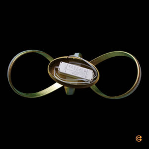 B-Ware Deckenleuchte Lampe Paul Neuhaus LED Melinda Blattgold dimmbar Memory Funktion O