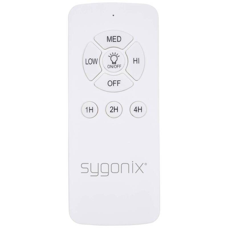 Sygonix Deckenventilator Ø 91 cm Ventilator mit Lampe Deckenlüfter Deckenla50 - 4064161192017