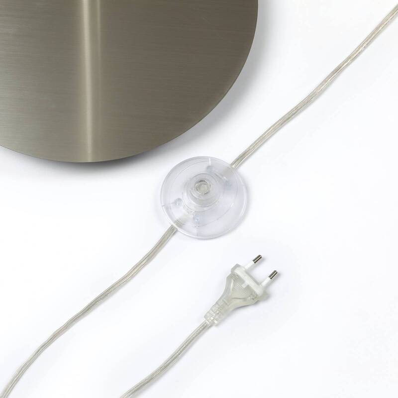Lindby Cynthia Bogenstehlampe Stehlampe Stehleuchte Lampe E27 Glas nickel m127 - 4251096566031
