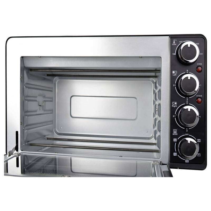 Silva Minibackofen 3200W Heißluftofen mit 2 Temperaturreglern und - 9004489401090