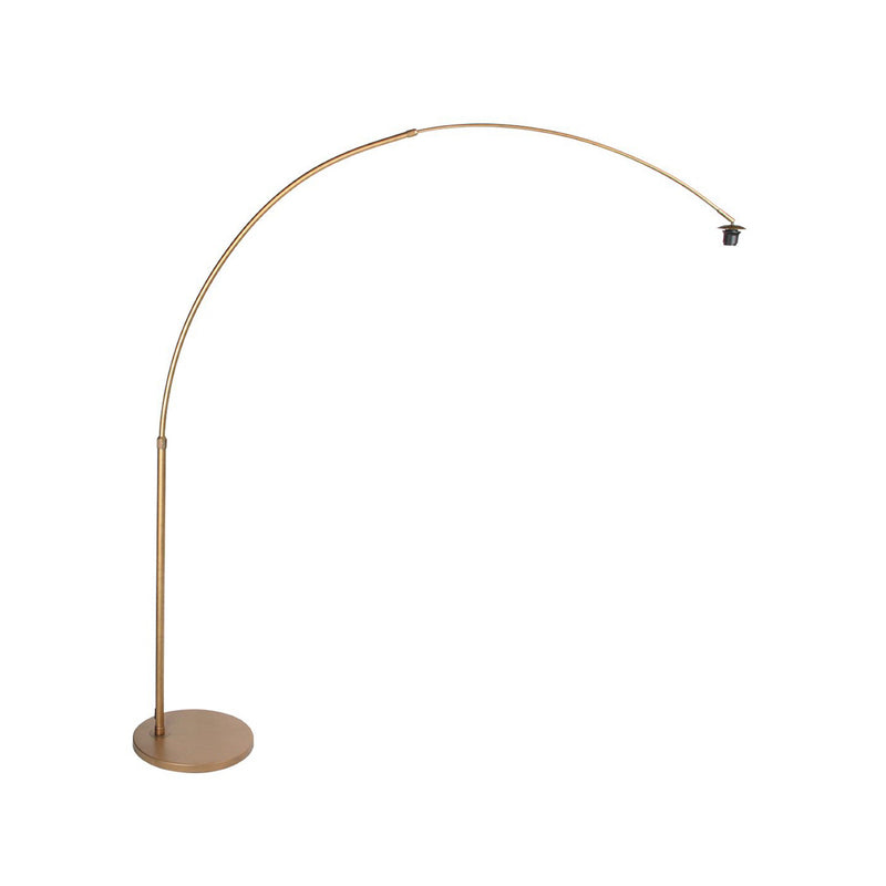 Steinhauer Bogen-Stehlampe Sparkled Light dimmbar Holz Leuchte bronze 240cm - 8712746179910