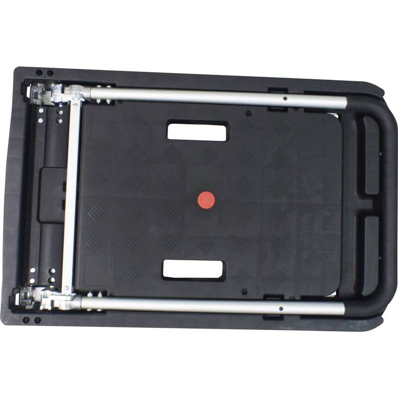 VISO Plattformwagen RMP 900 Transportwagen Alu Schwarz Klappbar 200kg 80x52x87cm - 3321360026316