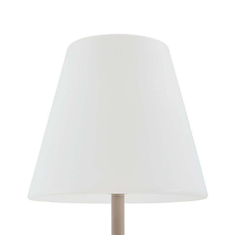 Lucande Terrassenleuchte Jaimy beige 152,5 cm E27 IP44 mit Schalter - 10036266