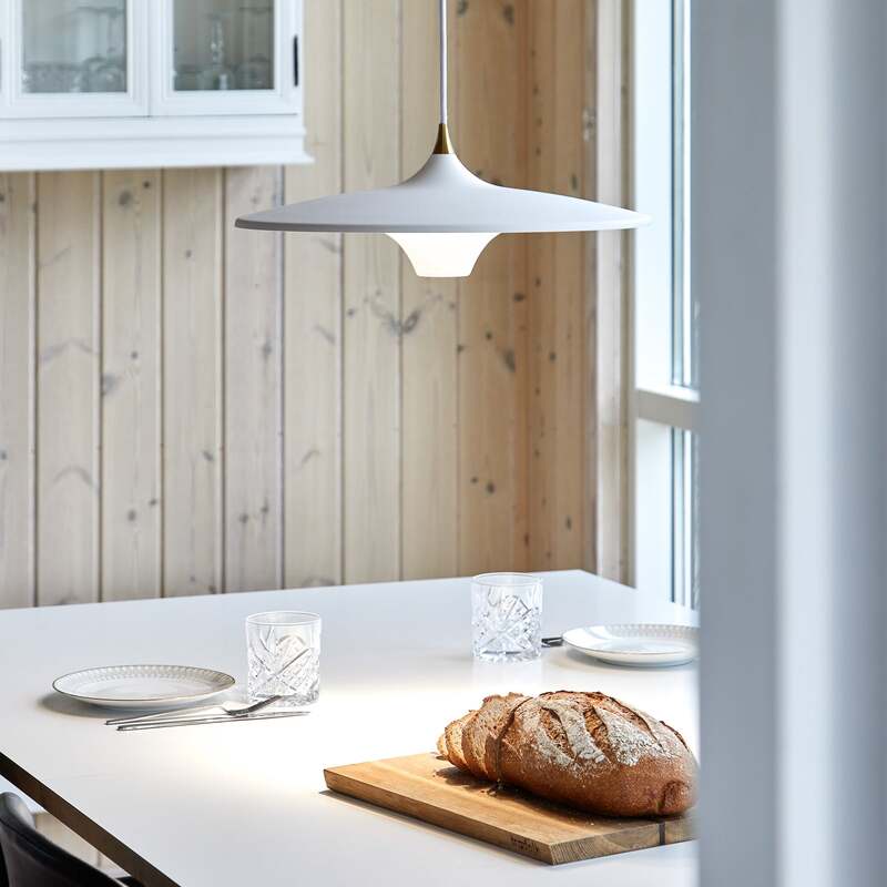 LOOM DESIGN Hängeleuchte Pendelleuchte LED Lampe Moja Aluminium Messing weiß - 5712802225158