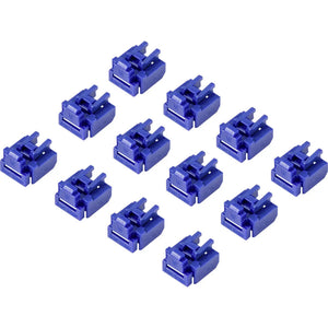 B-Ware Renkforce RJ45 LAN Port Schloss Steckerschloss Blau 12er Set RF-4695228 Schutz
