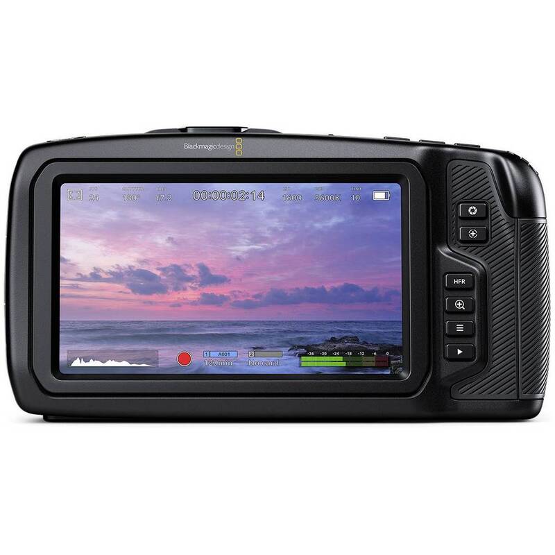 Blackmagic Camcorder Videokamera Schwarz Pocket Cinema Camera 4K Touchscreen - 9338716005387