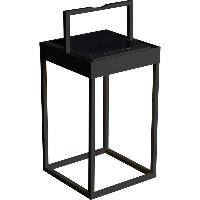 Konstsmide Solar-Dekoleuchte Portofino LED Wandleuchte warmweiß schwarz 3.7W - 7318307815757