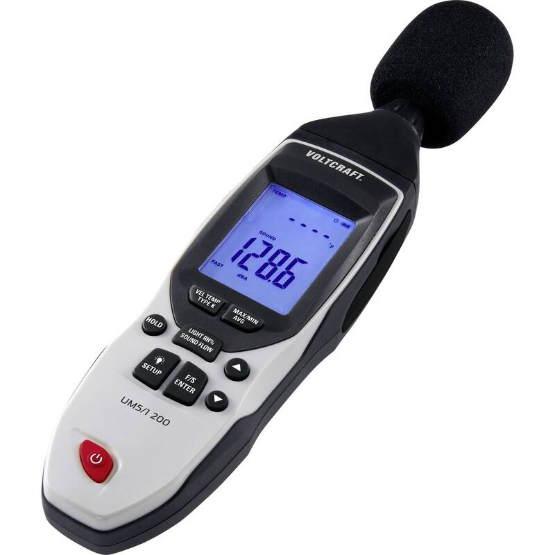 VOLTCRAFT UM5/1 200 5in1 Multifunktions-Umweltmessgerät -200 bis 1372 °C - 4053199983537